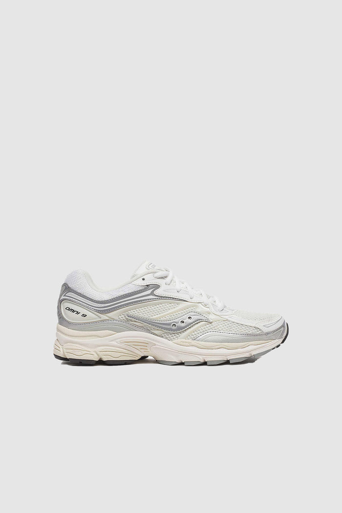 Scarpa Running Uomo Saucony Omni 9 - Bianco/Argento