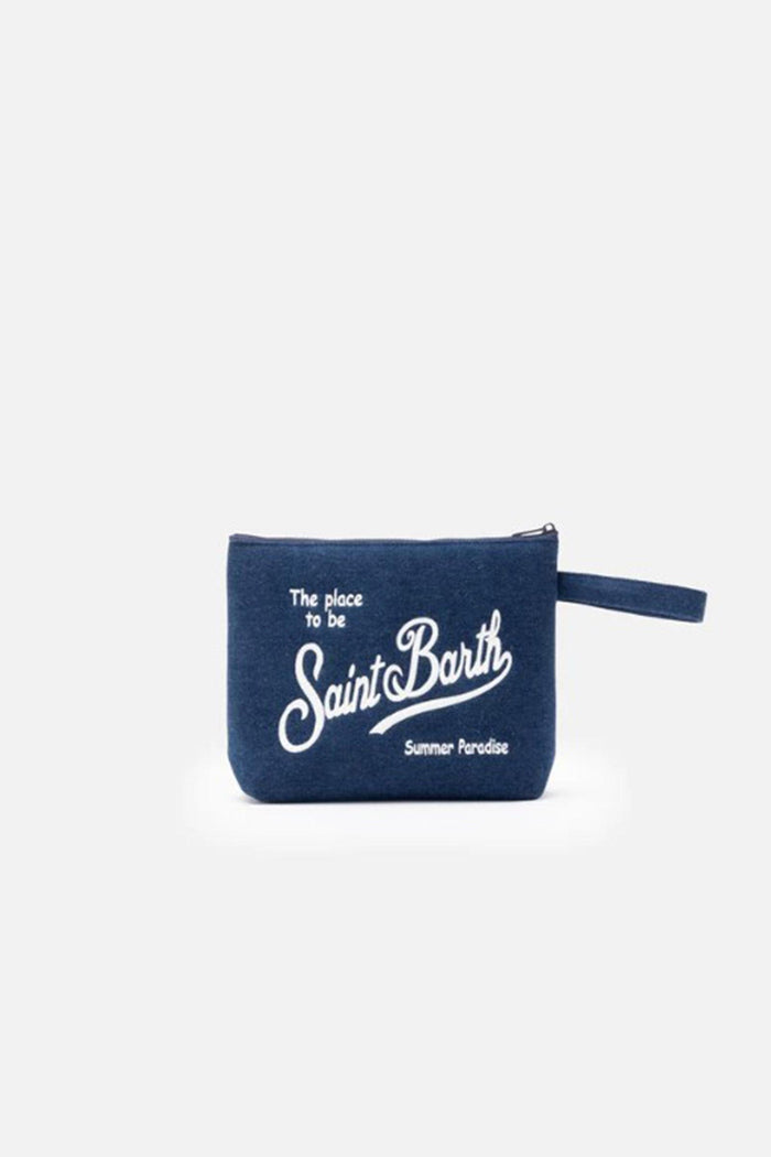 Pochette Aline L effetto denim-2