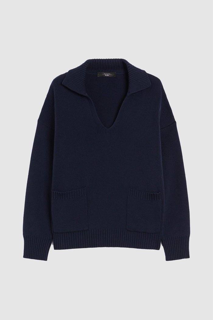 Maglia polo in filato di cotone