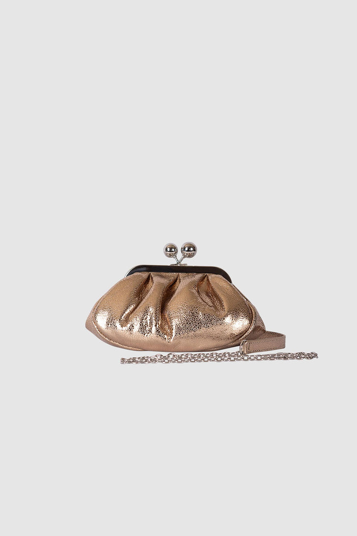 Pasticcino Bag extra small in pelle laminata - Rosa-2