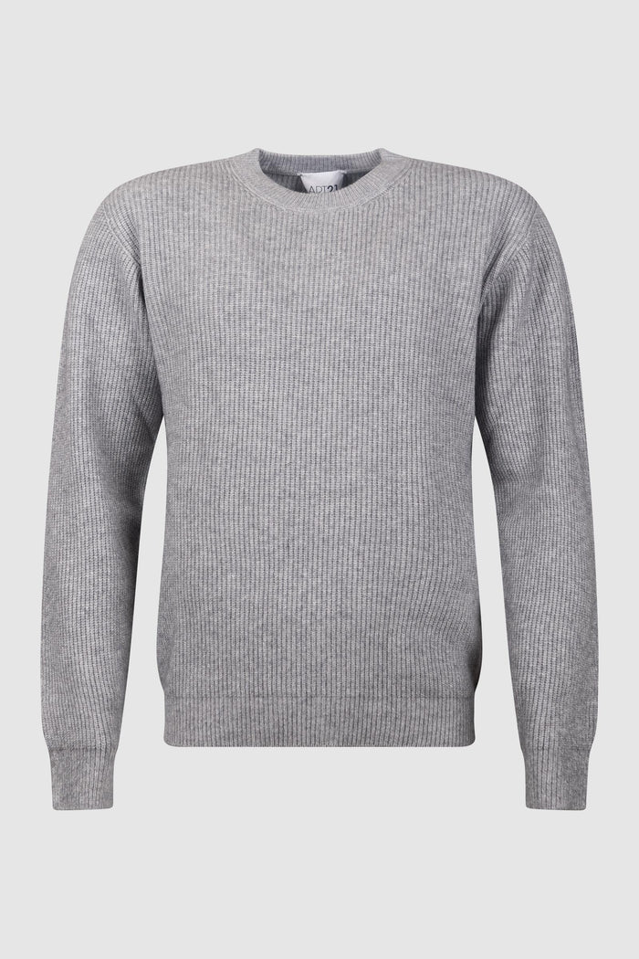 Maglione Girocollo Grigio
