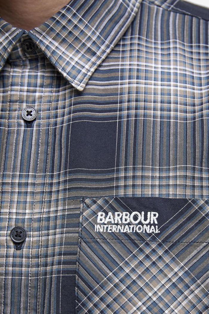 Camicia a quadri Hall a maniche lunghe-6