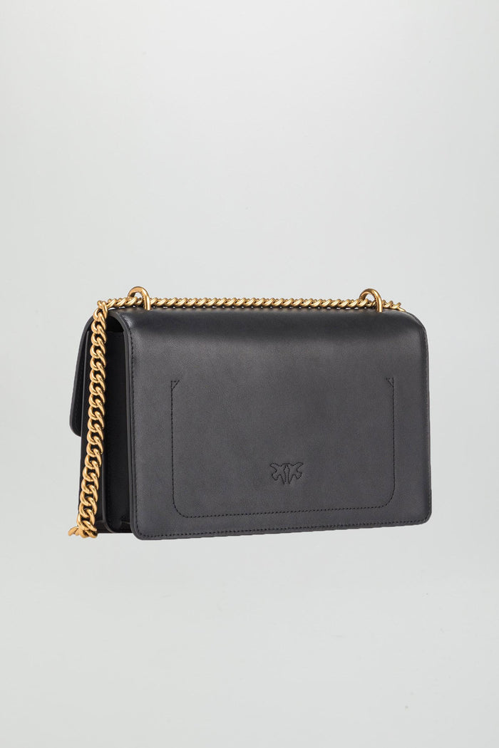 Borsa a tracolla media Love Bag in pelle liscia-3