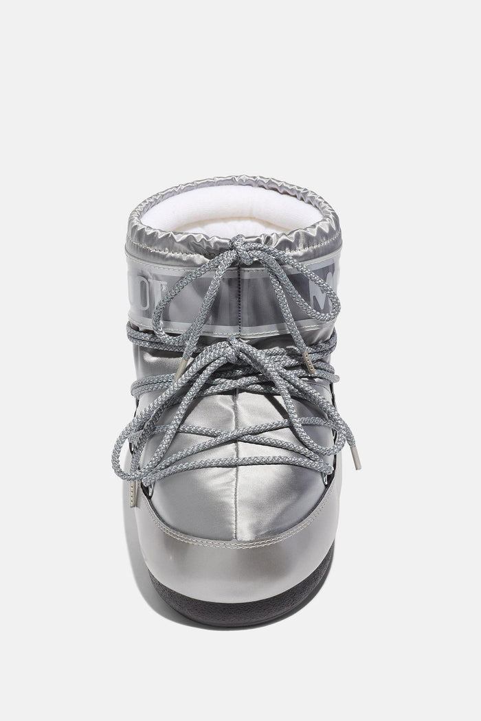 STIVALE ICON LOW GLANCE ARGENTO IN RASO-3
