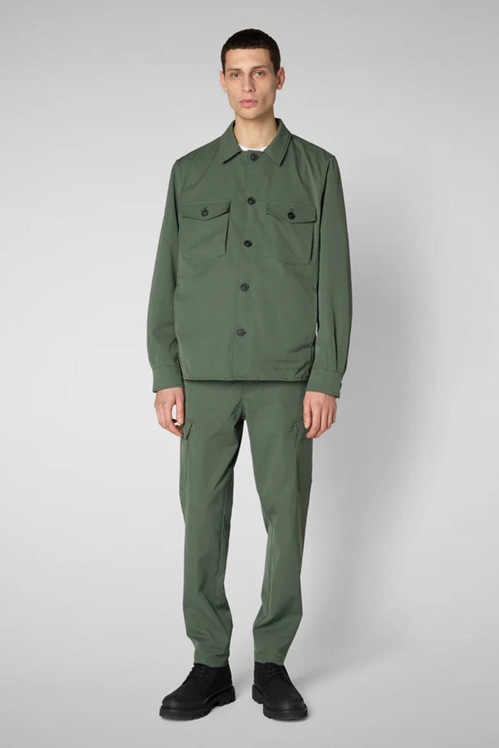 Giacca uomo Bard verde timo-5