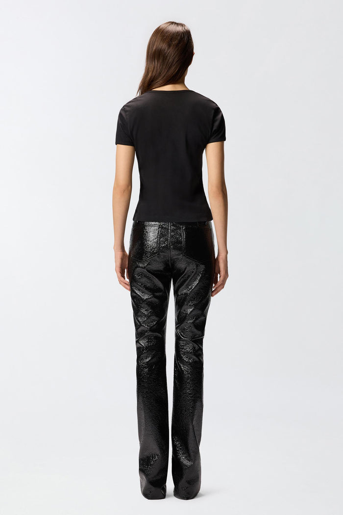 T-shirt maniche corte logo ricamato-7
