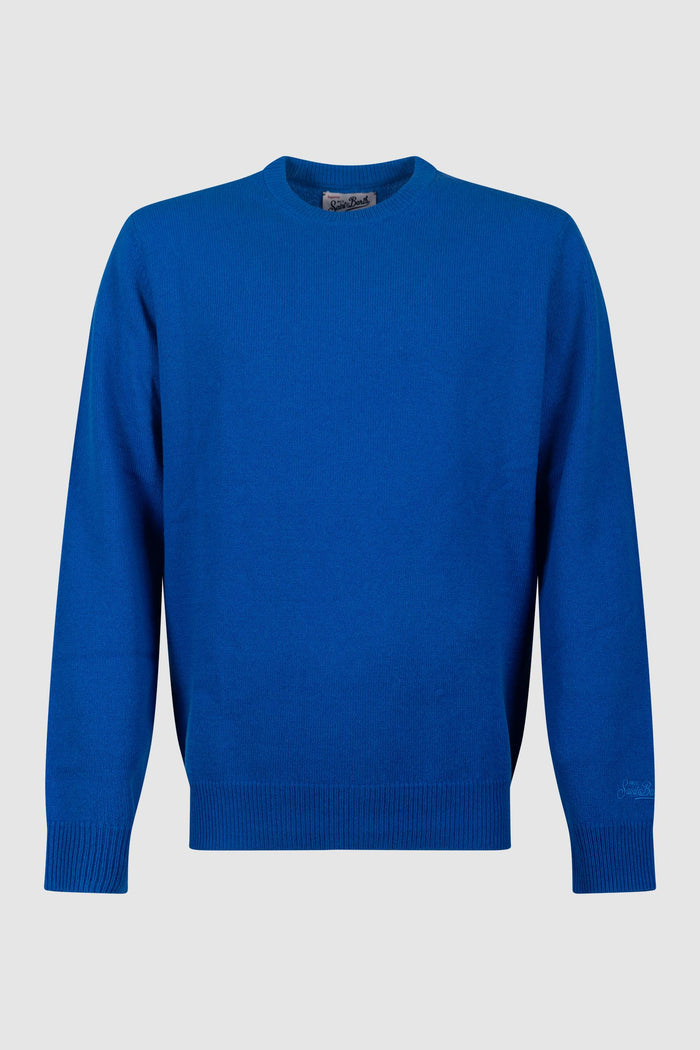 Maglione Girocollo Blu-1