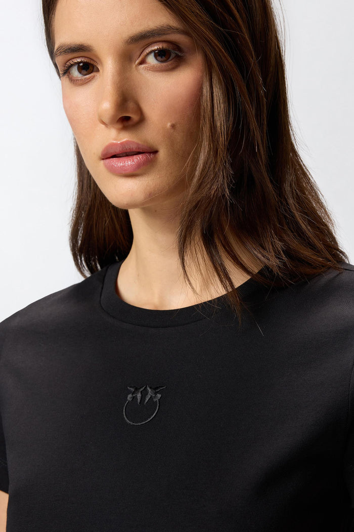 T-shirt ricamo Love Birds-4