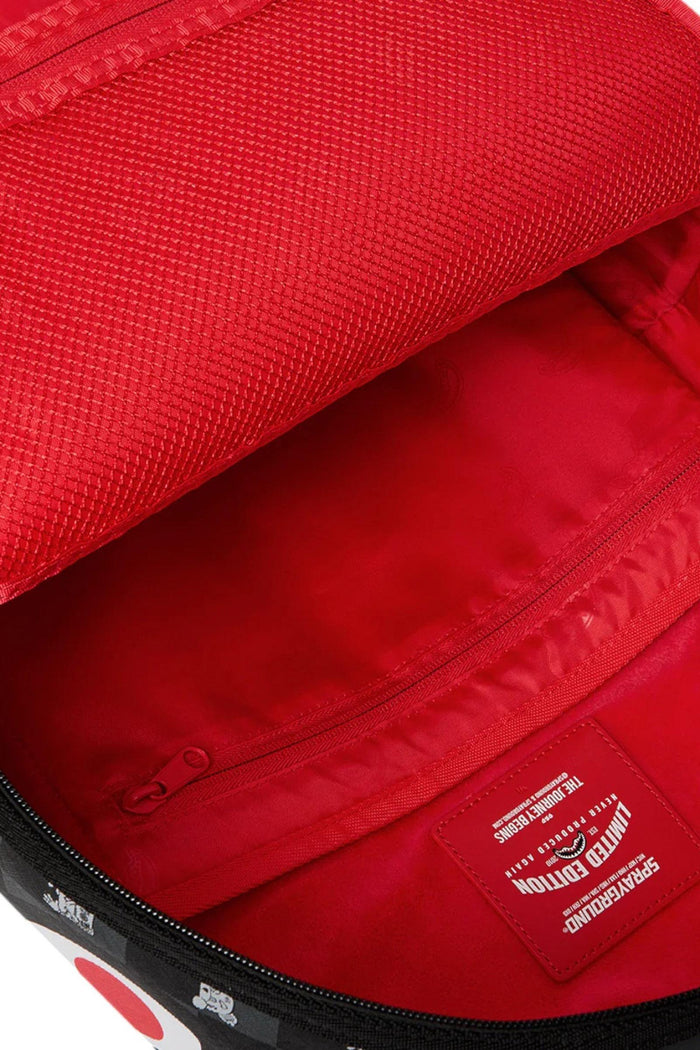 PEEKING CHARACTER CHECK BACKPACK-7