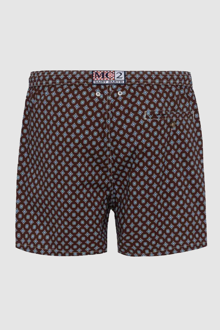 Costume mare Comfort Light con stampa cravatta-3