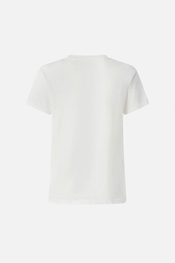 T-shirt stampa logo con fiamme-2