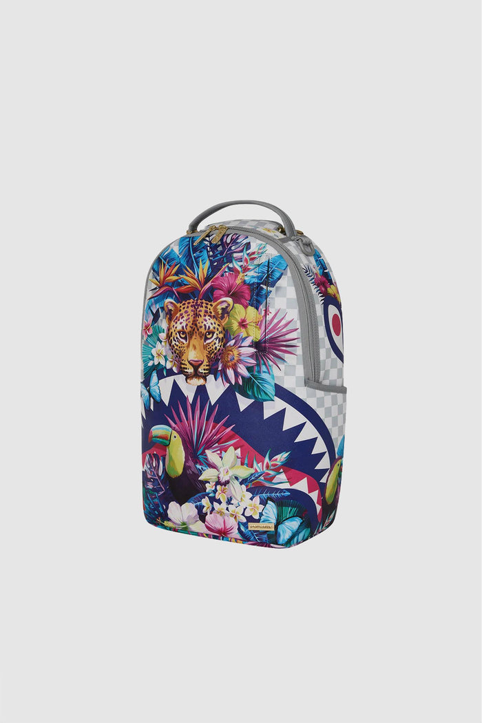 ZAINO CREAM FLOWING JUNGLE SHARK DLXSV-5