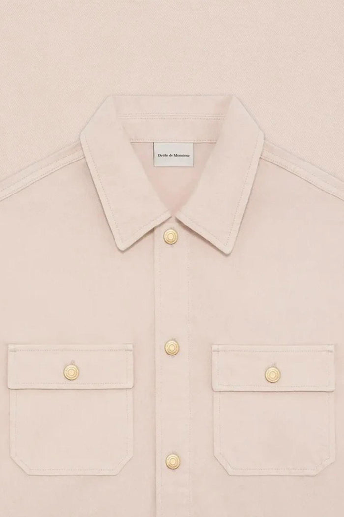 Camicia in denim beige-2