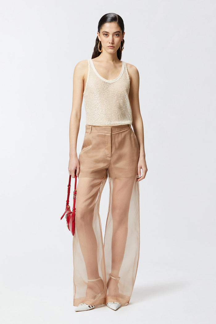 Top canottiera rete paillettes-5
