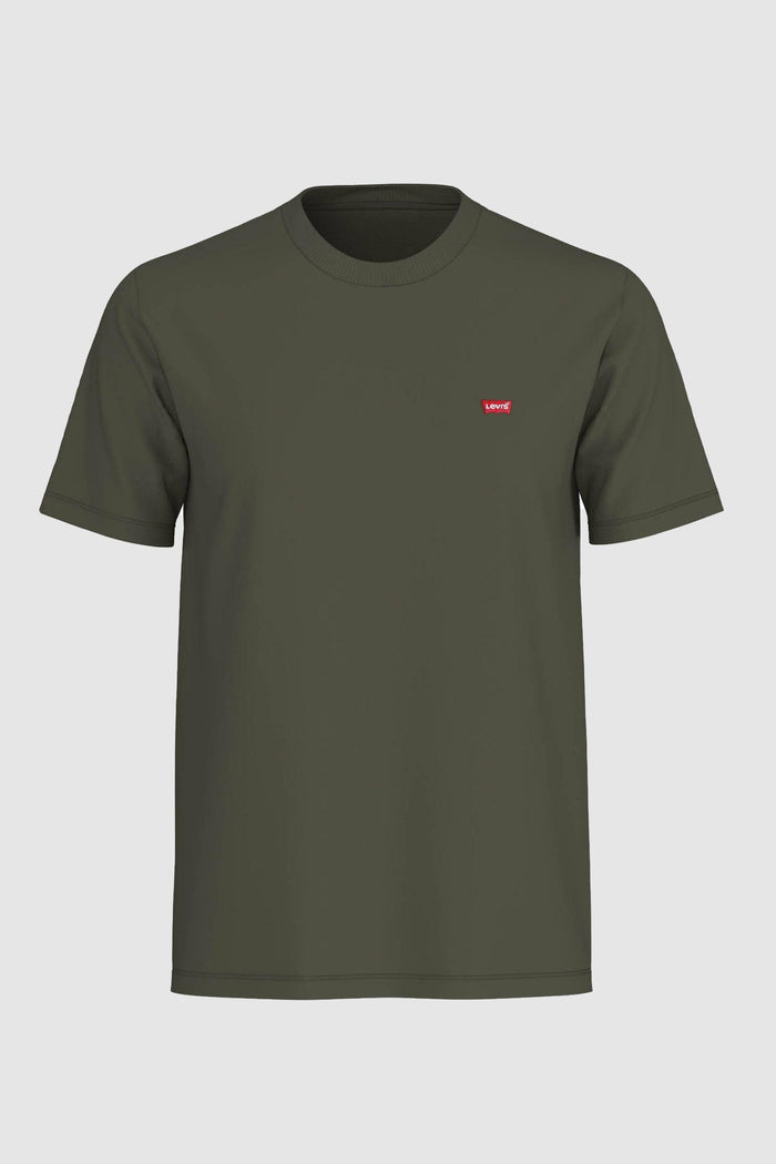 T-shirt Levi's® The Perfect Tee - Verde Militare con Logo Rosso