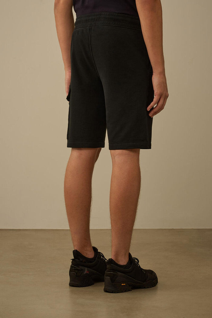 Pantaloncini da tuta leggeri in pile con lenti cargo-3