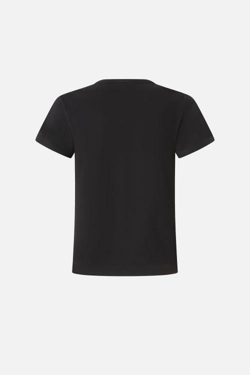 T-shirt maniche corte logo ricamato-2