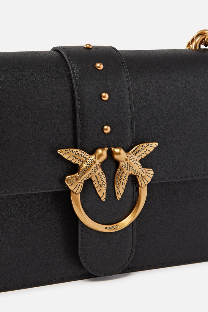 Borsa a tracolla media Love Bag in pelle-3