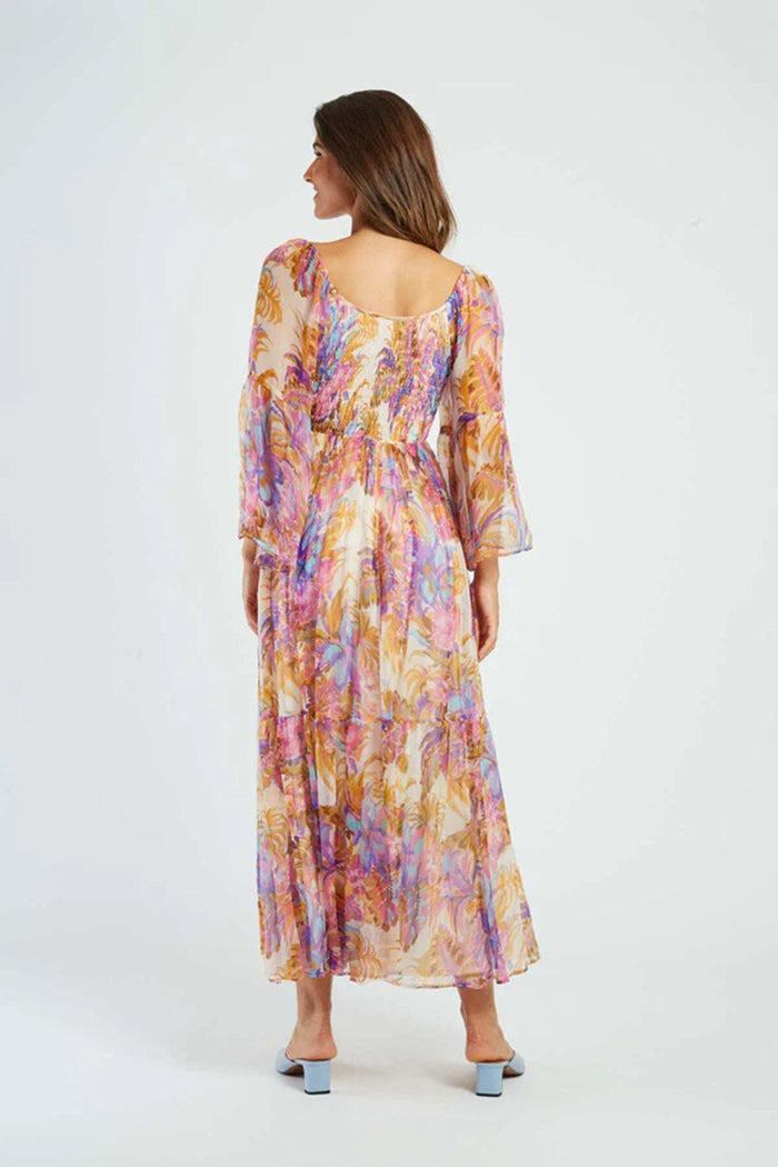 abito lungo stampato MIRAGE-5