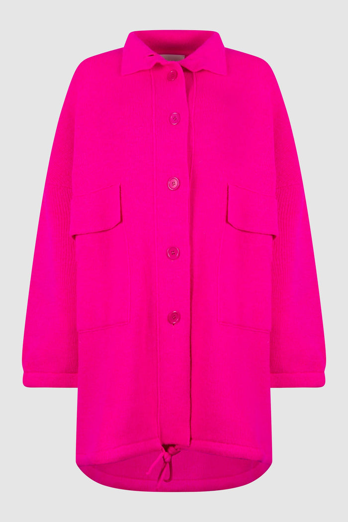 Cardigan oversize in maglia