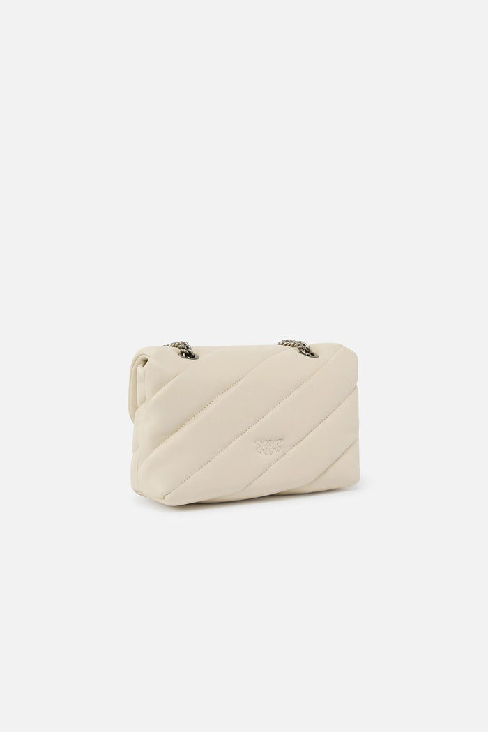 Borsa a tracolla piccola Love Bag Puff in nappa trapuntata-2