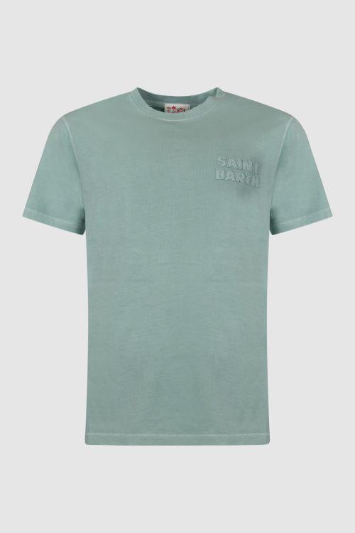 T-shirt uomo a tinta unita-1