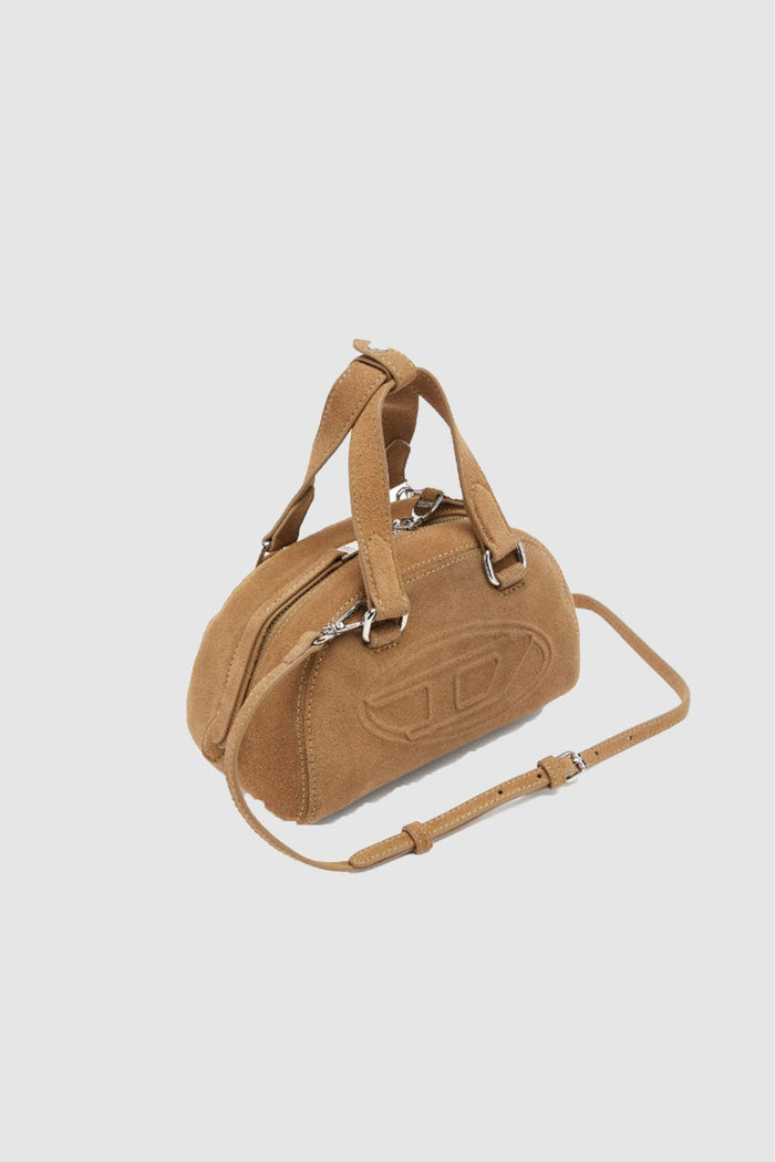1DR Dome-Borsa bowling mini in pelle scamosciata-3