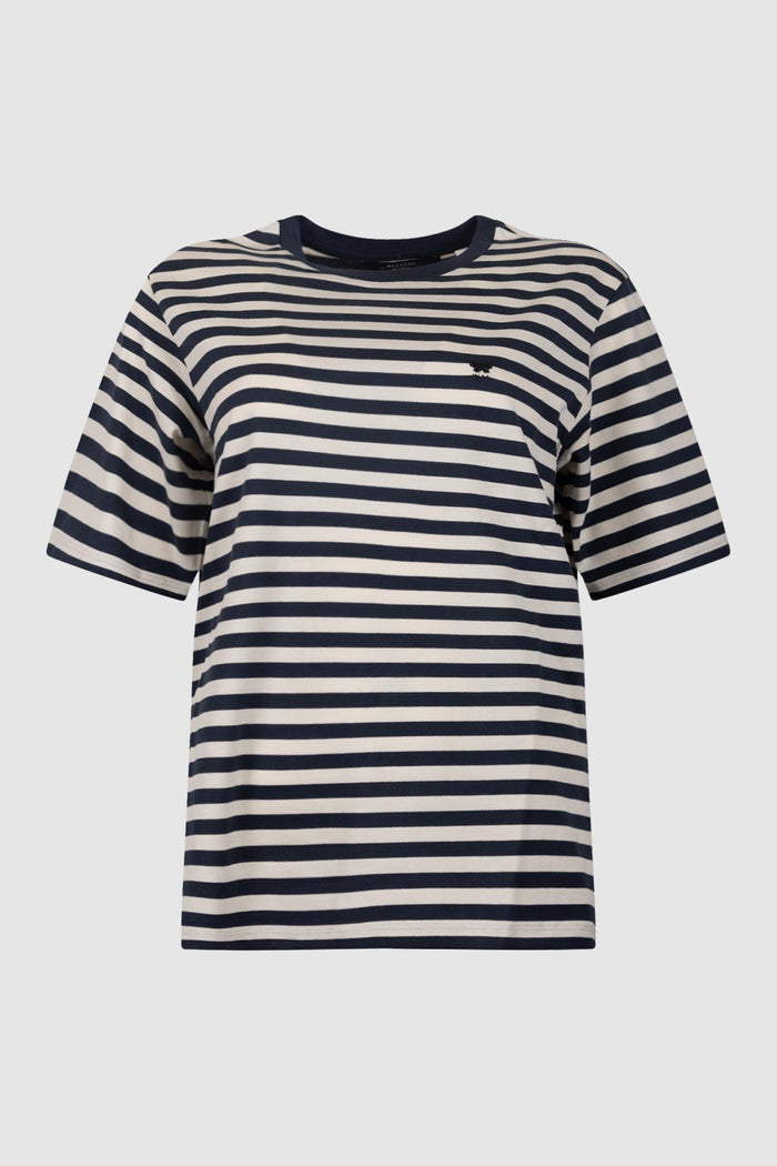 T-shirt basic in cotone - Ecru