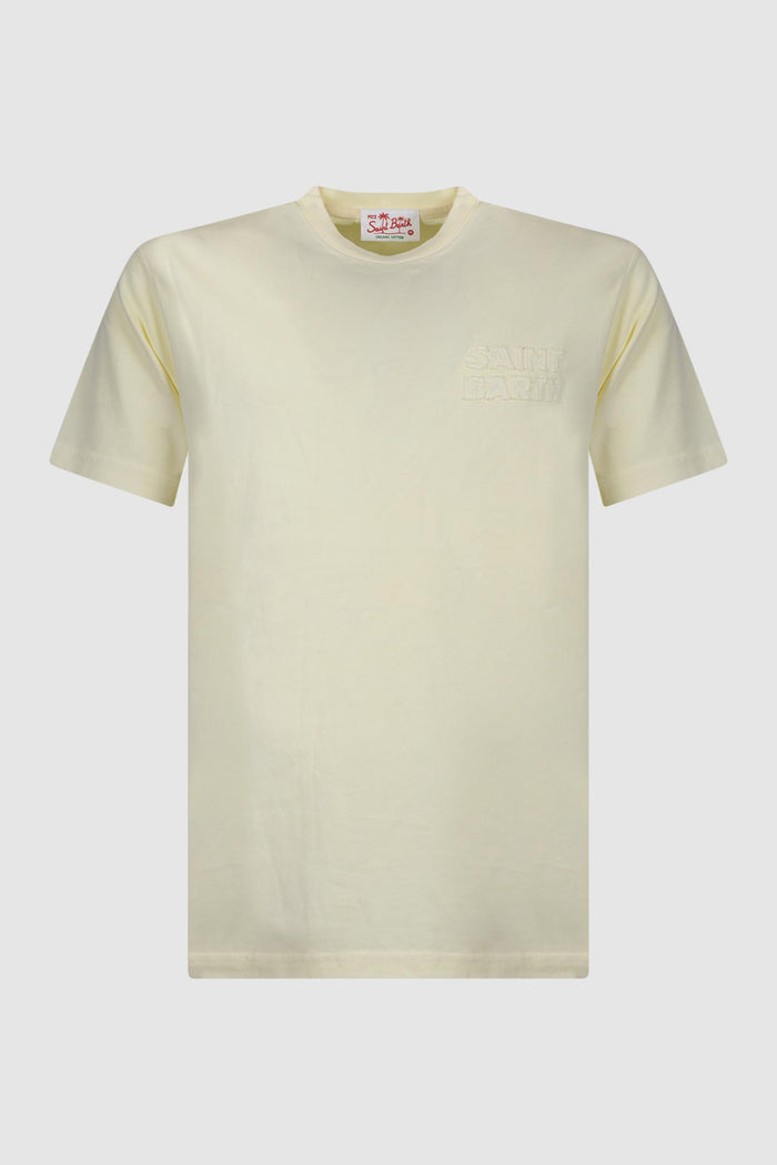 T-shirt uomo a tinta unita-1