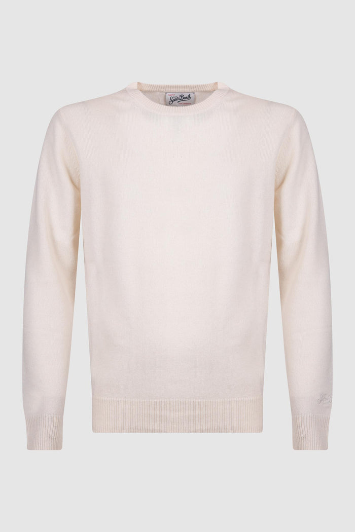 Maglione Girocollo Panna