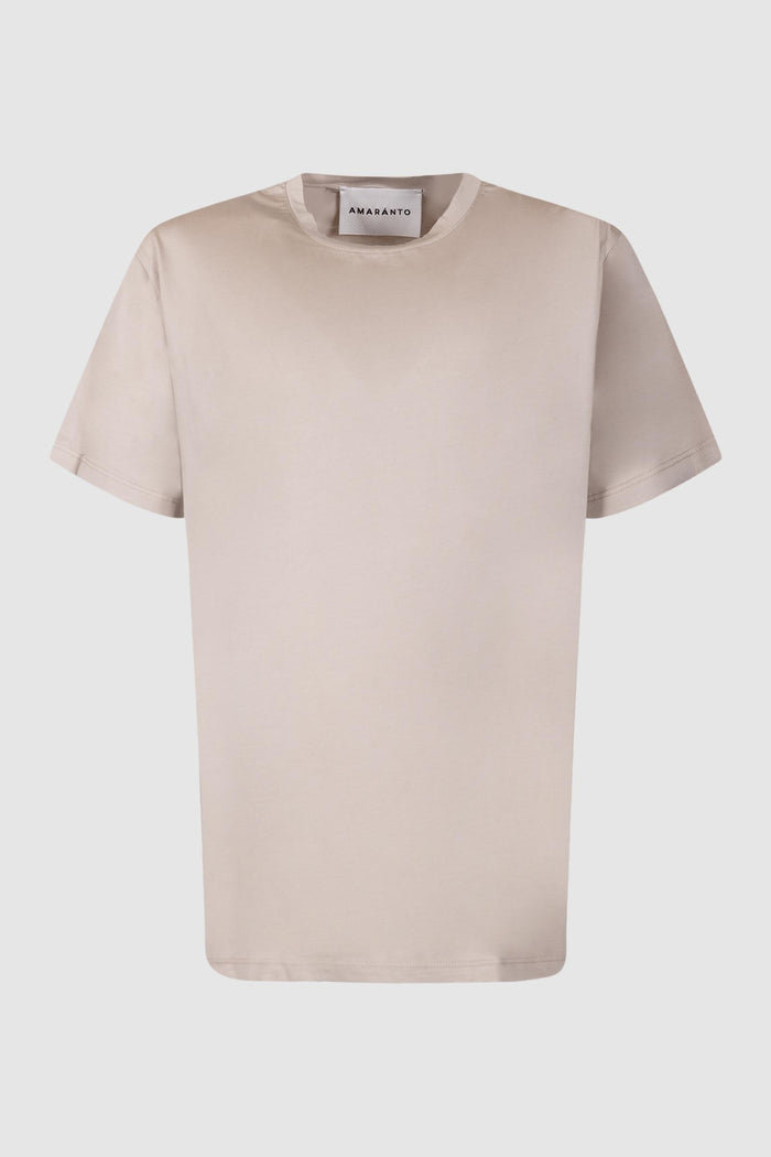 T-shirt lineare tinta unita