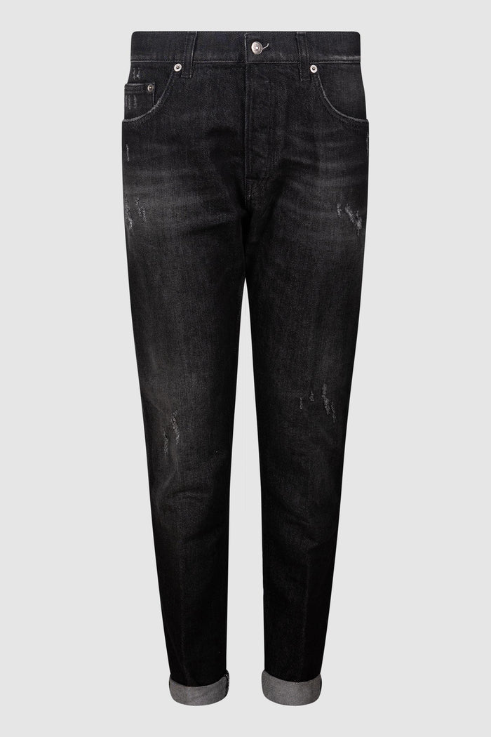 Jeans Icon regular in denim stretch cotone e lyocell