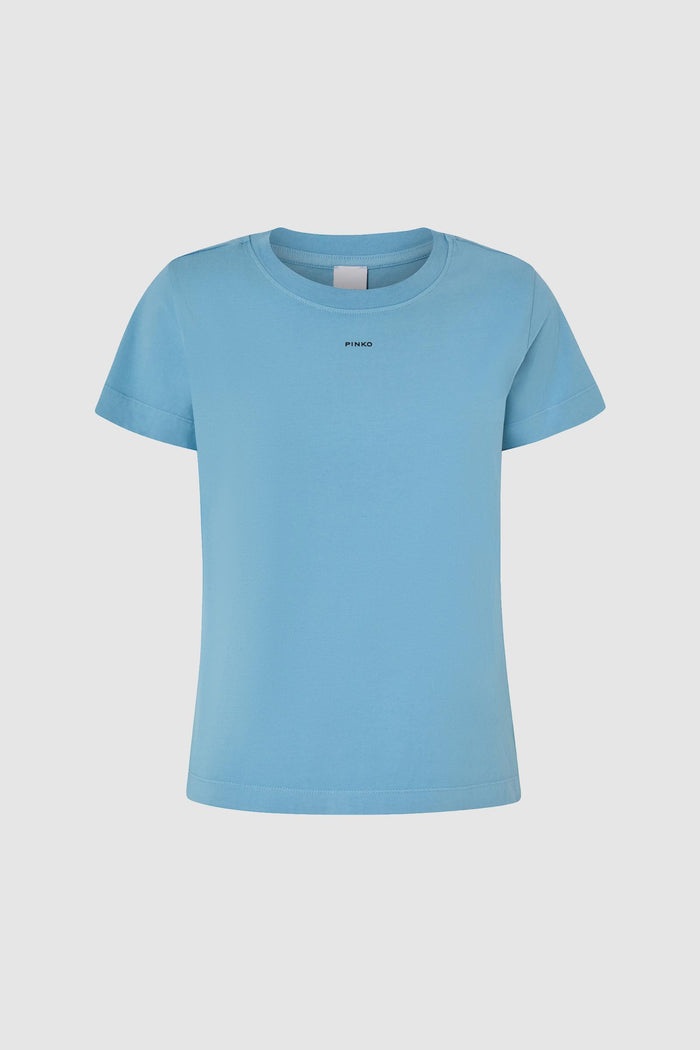 Basico T-shirt mini logo PINKO-1