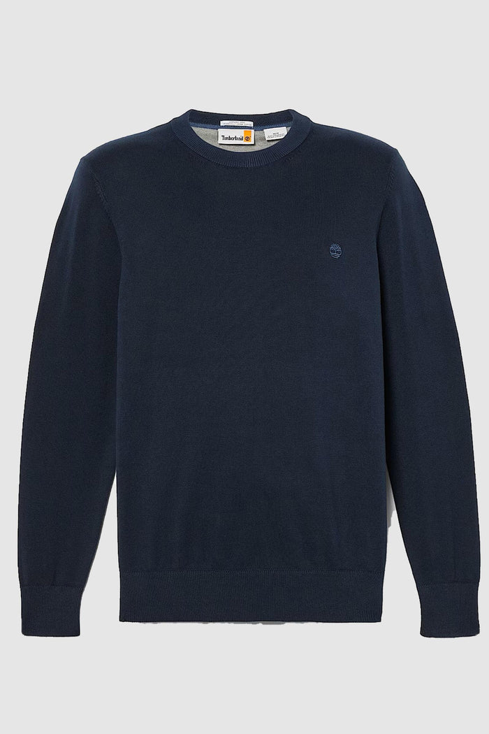 Maglione in Cotone Williams River da Uomo in blu scuro