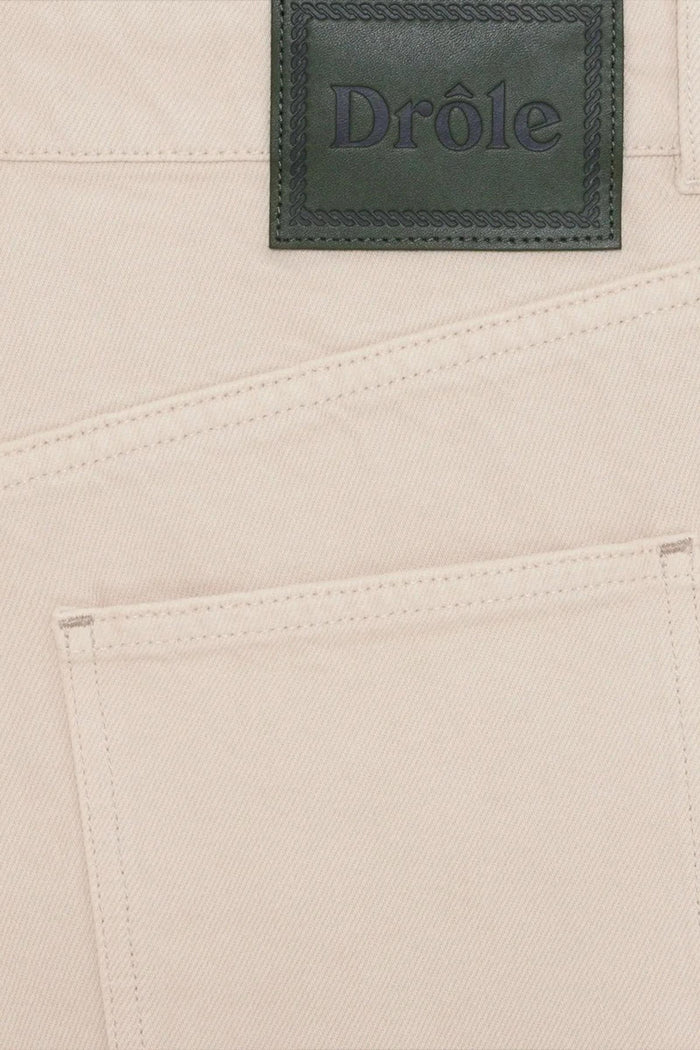 Jeans dritti beige-3