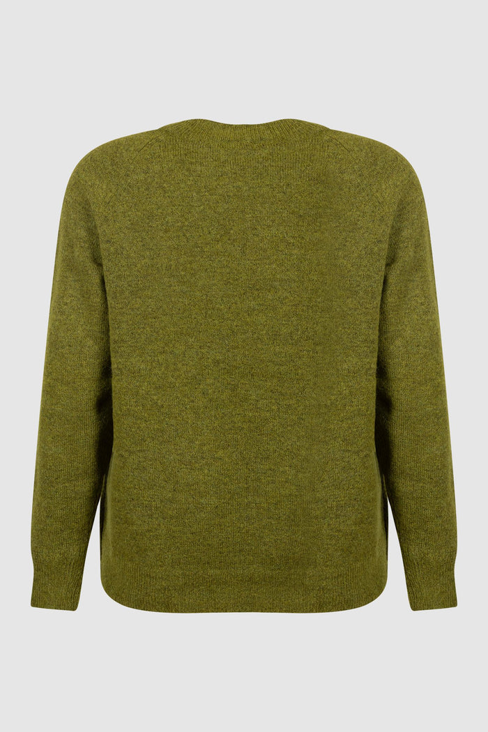 Maglione Donna Girocollo in Lana Misto Cashmere-2