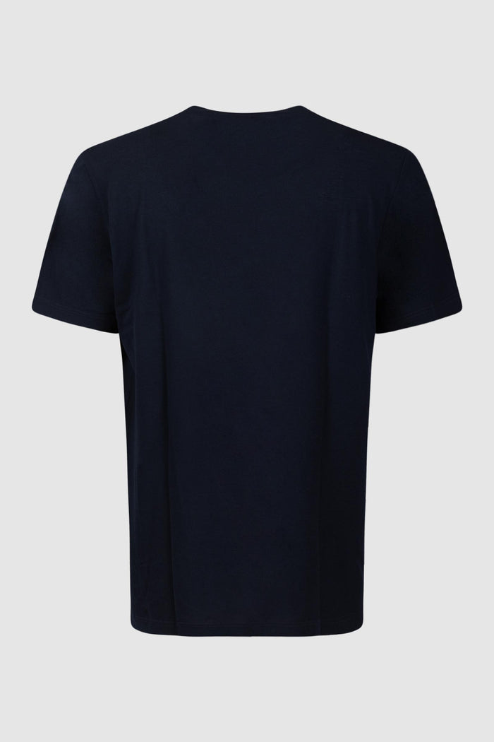 T-shirt in cotone a tinta unita-2