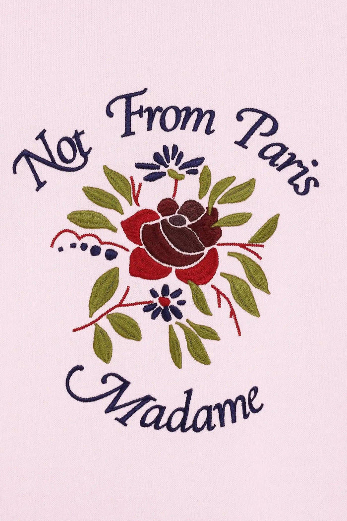 Felpa con cappuccio Slogan Rose-3