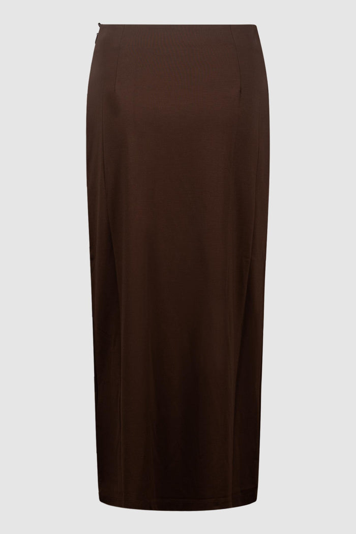 Gonna in raso di cotone-2