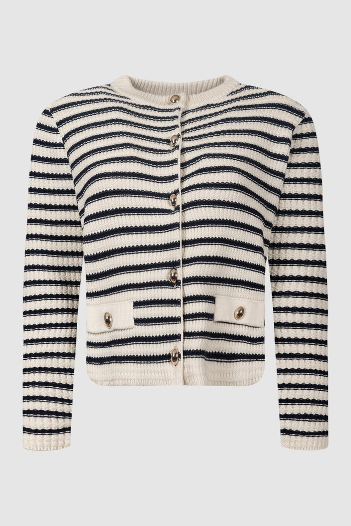 Cardigan crop in cotone