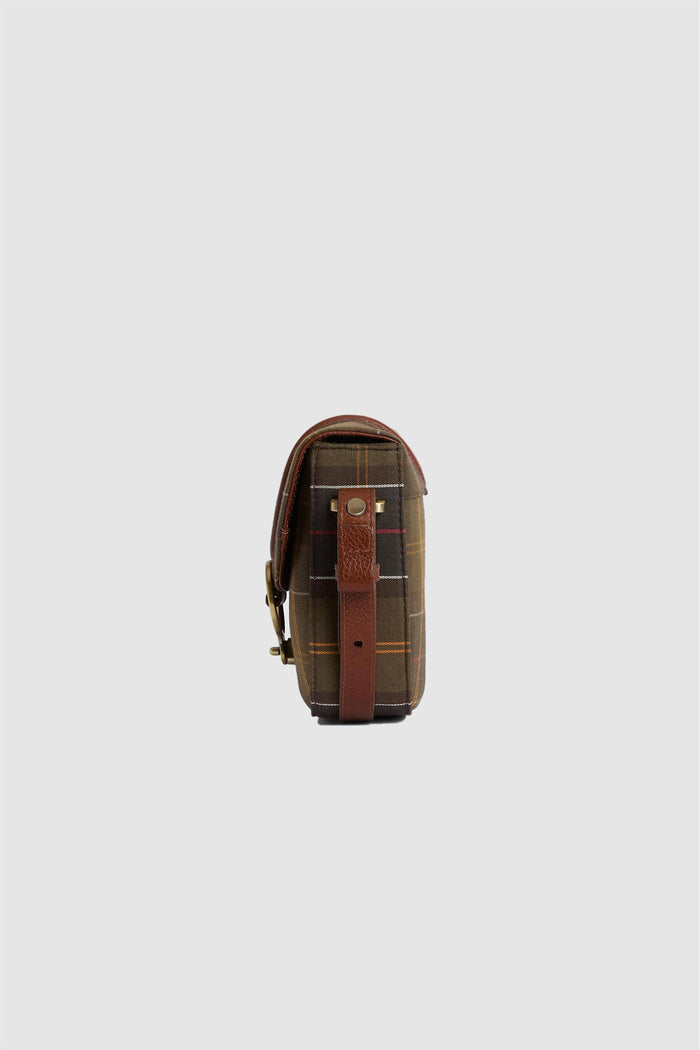 Borsa a tracolla con motivo tartan Elm-4