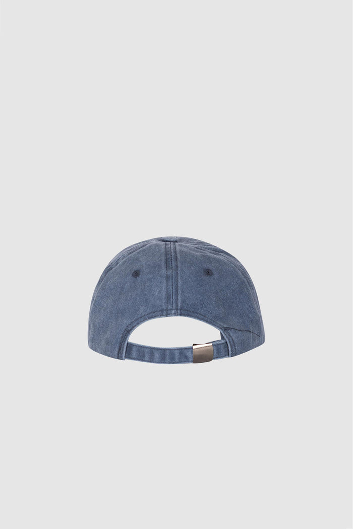 Cappellino Davis in denim blu navy con ricamo Saint Barth-2
