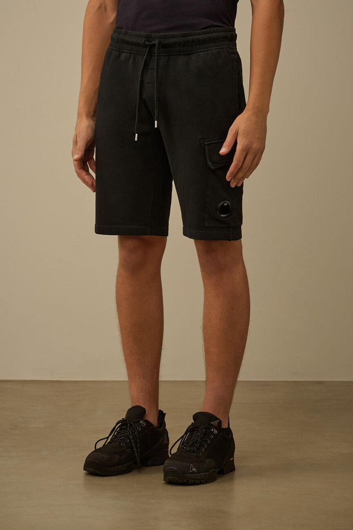 Pantaloncini da tuta leggeri in pile con lenti cargo-2