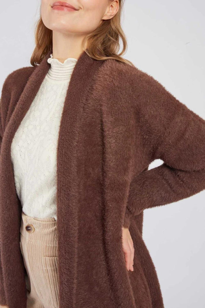 Gilet long uni BEGONIA-3