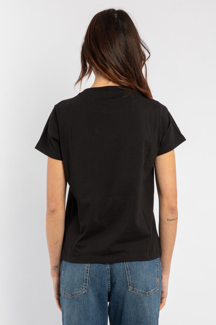 T-shirt mini logo PINKO-6