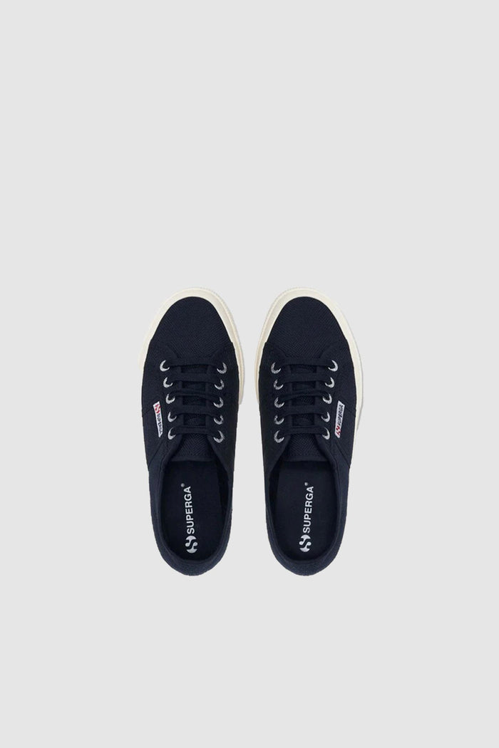 Sneakers Classiche Unisex Colore Blu con Tomaia in Cotone-4