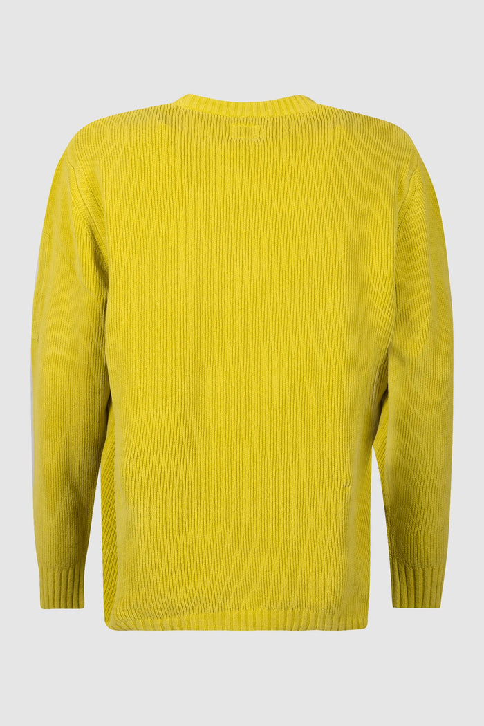 Maglione girocollo a coste lunghe con lenti-2
