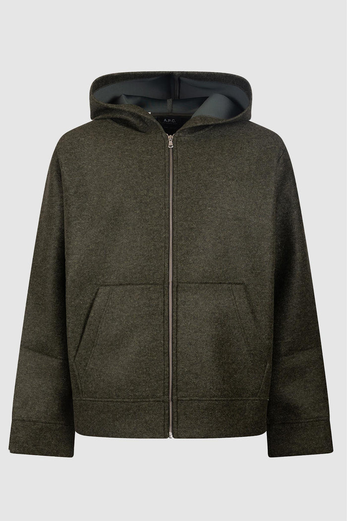 Giacca con Cappuccio A.P.C. in Lana e Cashmere