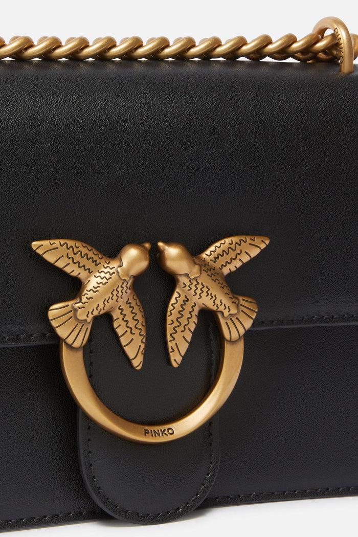 Borsa a tracolla piccola Love Bag in pelle liscia-3