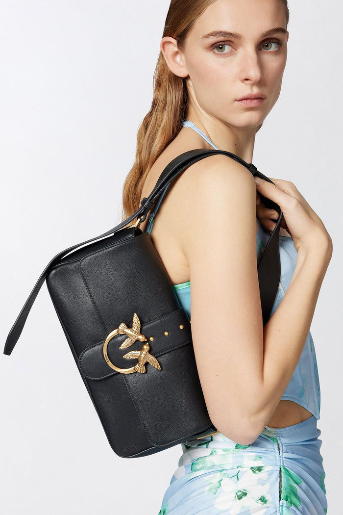 Borsa a spalla media Love Bag Slouchy in pelle-5